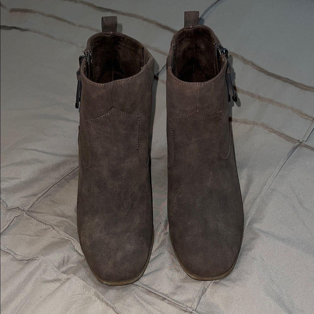 Dr. Scholl's Dark Brown Ankle Booties